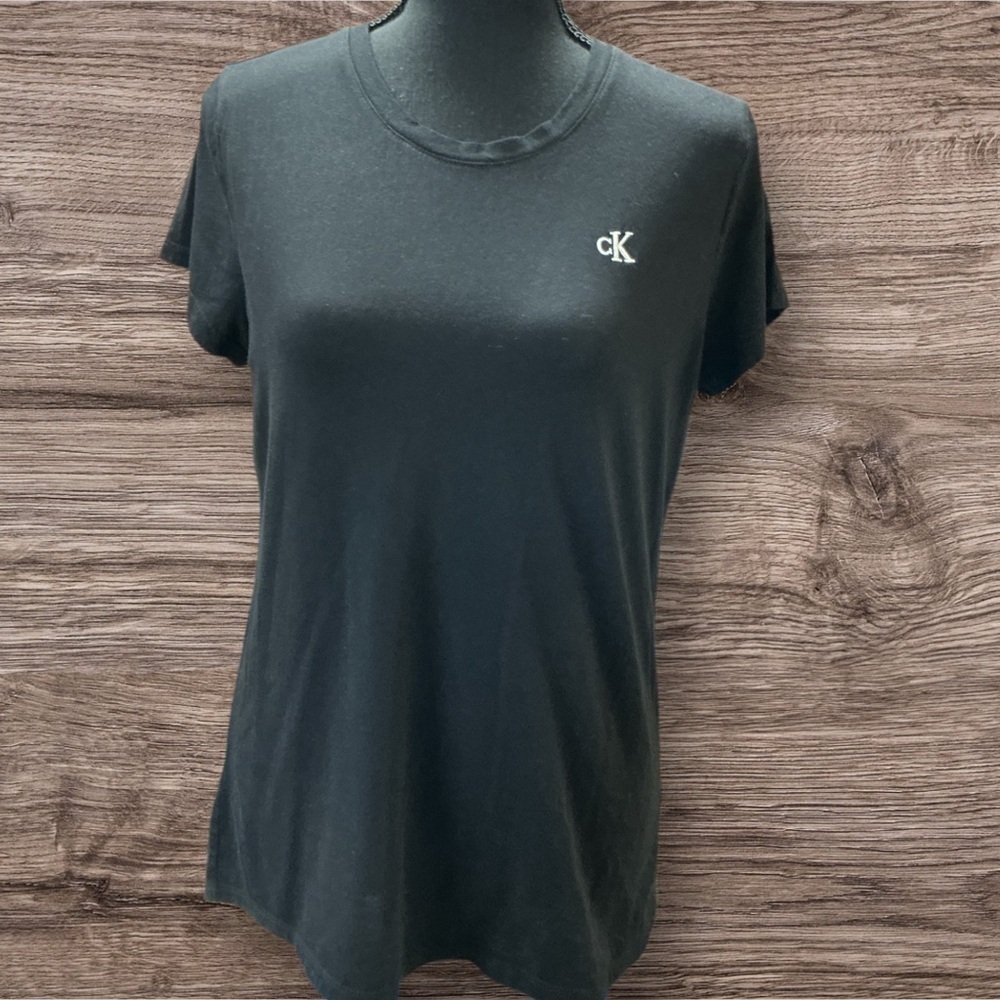 Calvin Klein Gray Fitted Short Sleeve T-Shirt